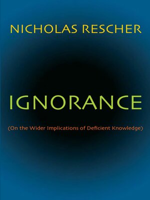 cover image of Ignorance